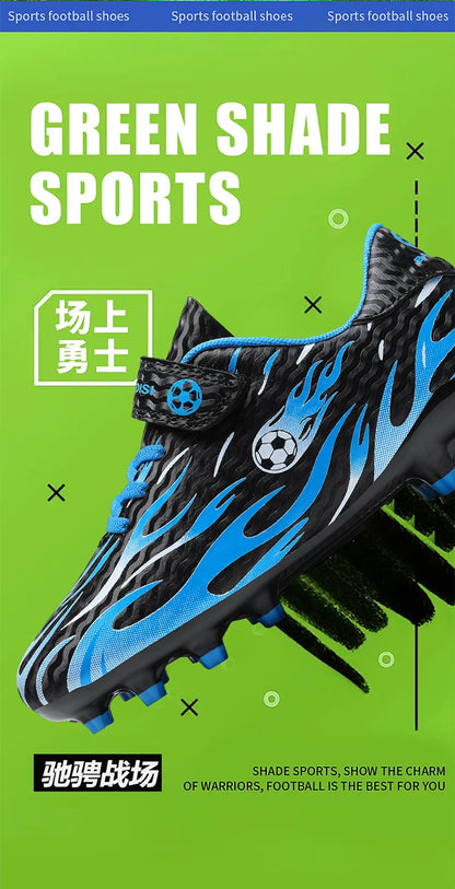 Children's Soccer Shoes Lightweight Football Sneakers Kids Sports Shoes Outdoor Non-Slip Futsal Shoes Boys Girls Training Shoes