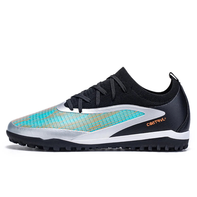 New Men Soccer Shoes Professional Society Turf Training Football Field Boots Non-Slip TF/FG Indoor Football Shoes 32-45