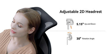 NEWTRAL Ergonomic Office Chair, Auto-Following Backrest, Adaptive Lower Back Support, Adjustable Headrest Seat Depth Computer Chair