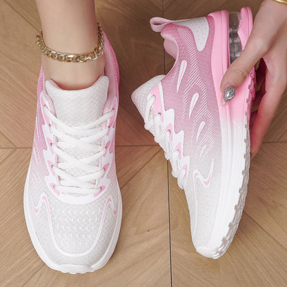 Sneaker Women Walking Shoes Womens Fashion Air Cushion Mesh   Breathable Tennis Sport Shoes