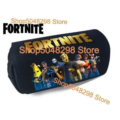 Estojo Grande em Lona Kawaii para Lápis e Canetas, para Rapazes e Raparigas, Estampa Fortnite, Material Escolar, Papelaria, Presente de Aniversário para Adolescentes