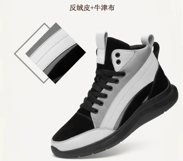 High-top Heightening Shoes Elevator Shoe Height Increase Footwear Men Height Increase Insole 6CM 8CM 10CM Sneakers Shoes