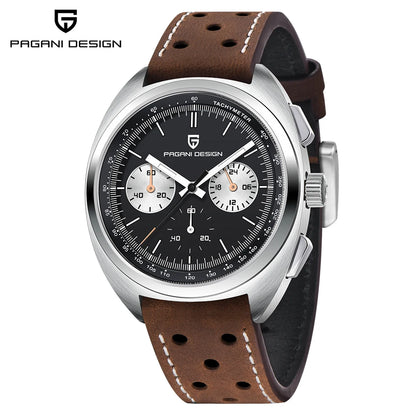 PAGANI DESIGN 2026 NEW Turtle Back Chronograph 1782 fashion quartz wristwatch for Man Luminous Waterproof Watch Reloj hombre