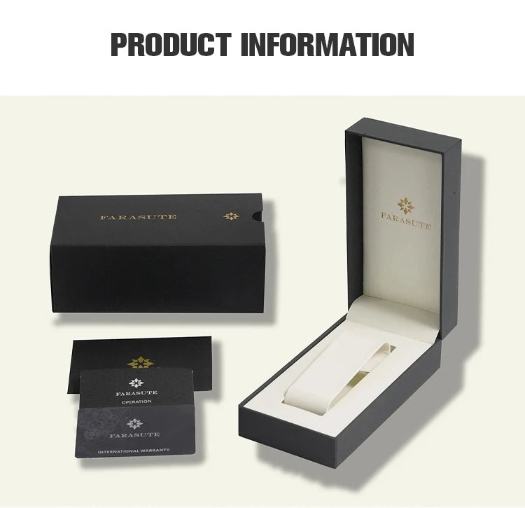 FARASUTE Original Design Square Manual Mechanical Men's Watch Seagull Movement Luxury Retro Sapphire Mirror Waterproof Men Watch