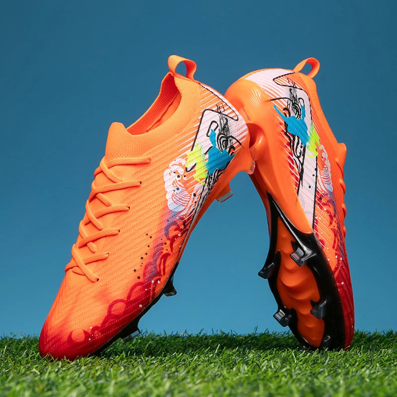 New Men Soccer Shoes Grass Ultralight Sport Comfortable Adult Non-Slip Football Boots Outdoor Cleats Sport Futsal Training Match