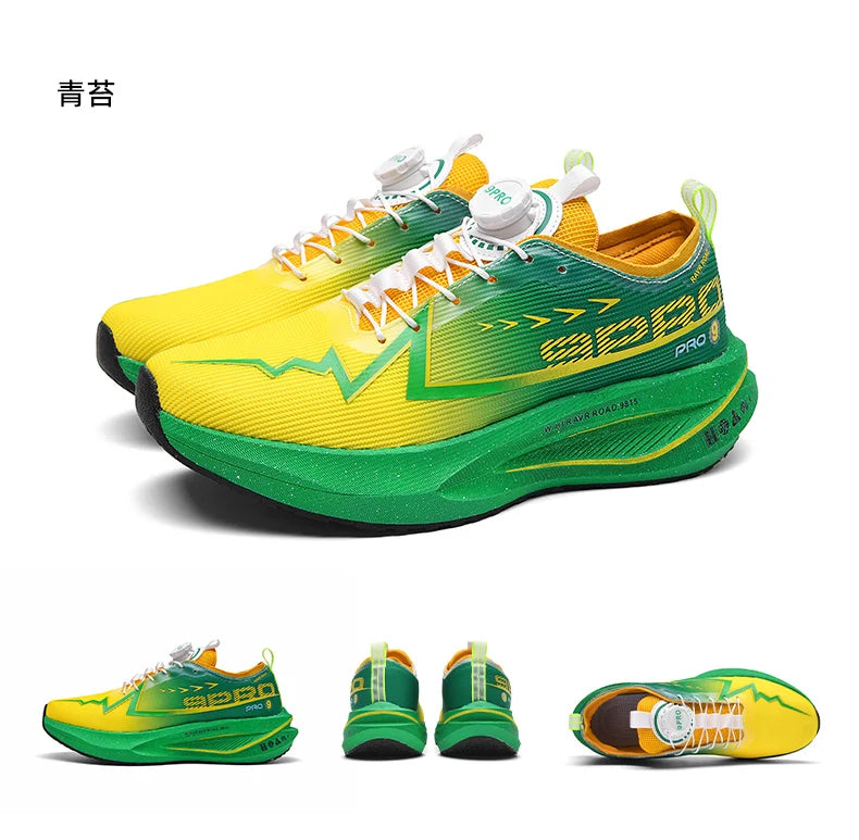 Men Running Shoes Carbon Board Speciality Sports Breathable Lightweight Women's Comfortable Athletic Nonskid Marathon Sneakers