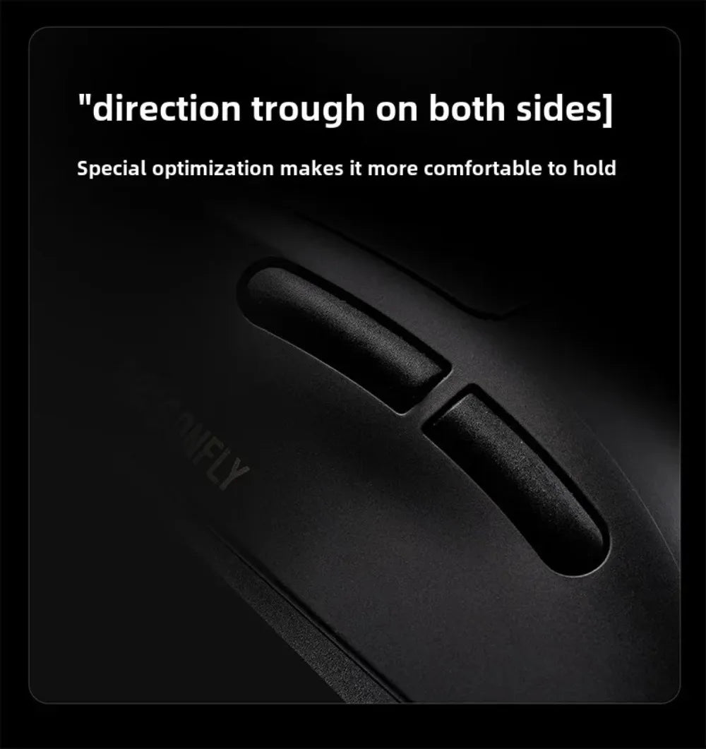 Bezprzewodowa mysz gamingowa Bluetooth ATK Dragonfly A9, ergonomiczna konstrukcja, szybka reakcja, PAW3950 Ultra, 800mAh, lekka, 8KHz, e-sportowa