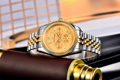 PAGANI DESIGN 2025 New VD53 luxury men quartz watch 40MM stainless steel sapphire waterproof 50m luminous C3 relojes para hombre