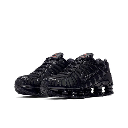 POIZON Nike Shox TL Black Metallic Hematite Casual Shoes Women's Low Top Black