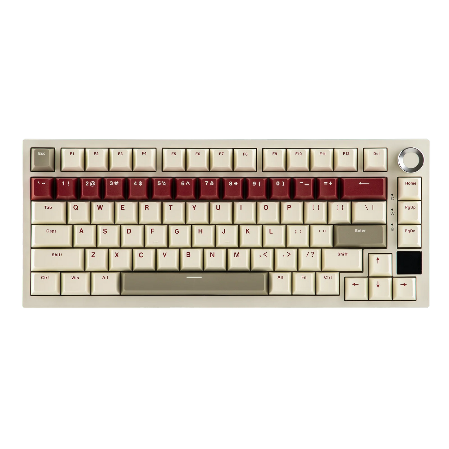 Ajazz AK820 Pro 75% Gasket-mounted Wired/Bluetooth 5.1/2.4G Wireless Mechanical Keyboard with TFT Screen for Win/Mac