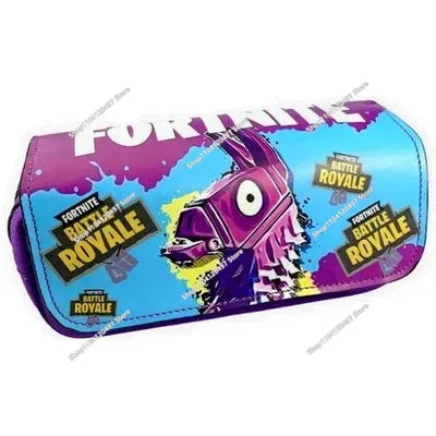 Anime Pencil Bag Kawaii Fortnite Pencil Case Large Capacity Waterproof Handheld Cosplay Pencil Pouch Office Stationary Gift Toy