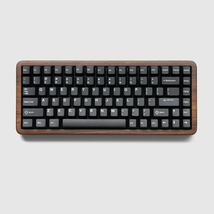 Teclado Gaming Mecânico em Madeira Womier WD75 QMK/VIA 8000mAh Tri-Mode Sem Fios, Personalizável, RGB e Hot Swappable