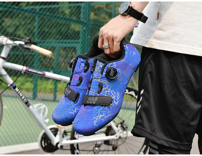 New Cycling Shoes Men Self-Locking Road Cycling Shoes Outdoor Mountain Cycling Sports Shoes Women Indoor Spinning Cycling Shoes