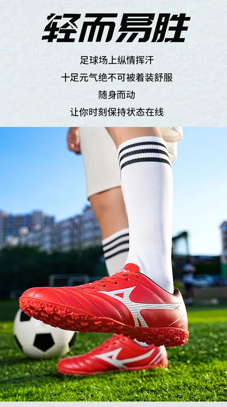 New Arrival Main Push  Soccer Cleats Long Broken Studs Outdoor Sports Football Shoes