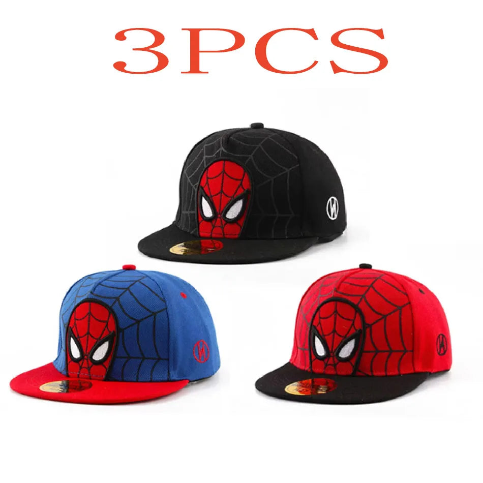 Casquettes Spiderman HotAnime pour enfants et tout-petits : casquettes de baseball, casquettes snapback de printemps, casquettes hip-hop ajustables