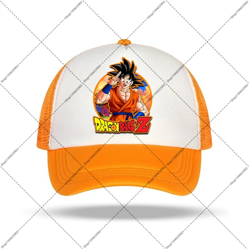 Dragon Ball-baseballkeps för kvinnor och män, solhattar, kepsar med tryck av seriefigurer och anime, bekväma unisex-bomullskepsar för vuxna, perfekta som sommargåvor och festpresenter