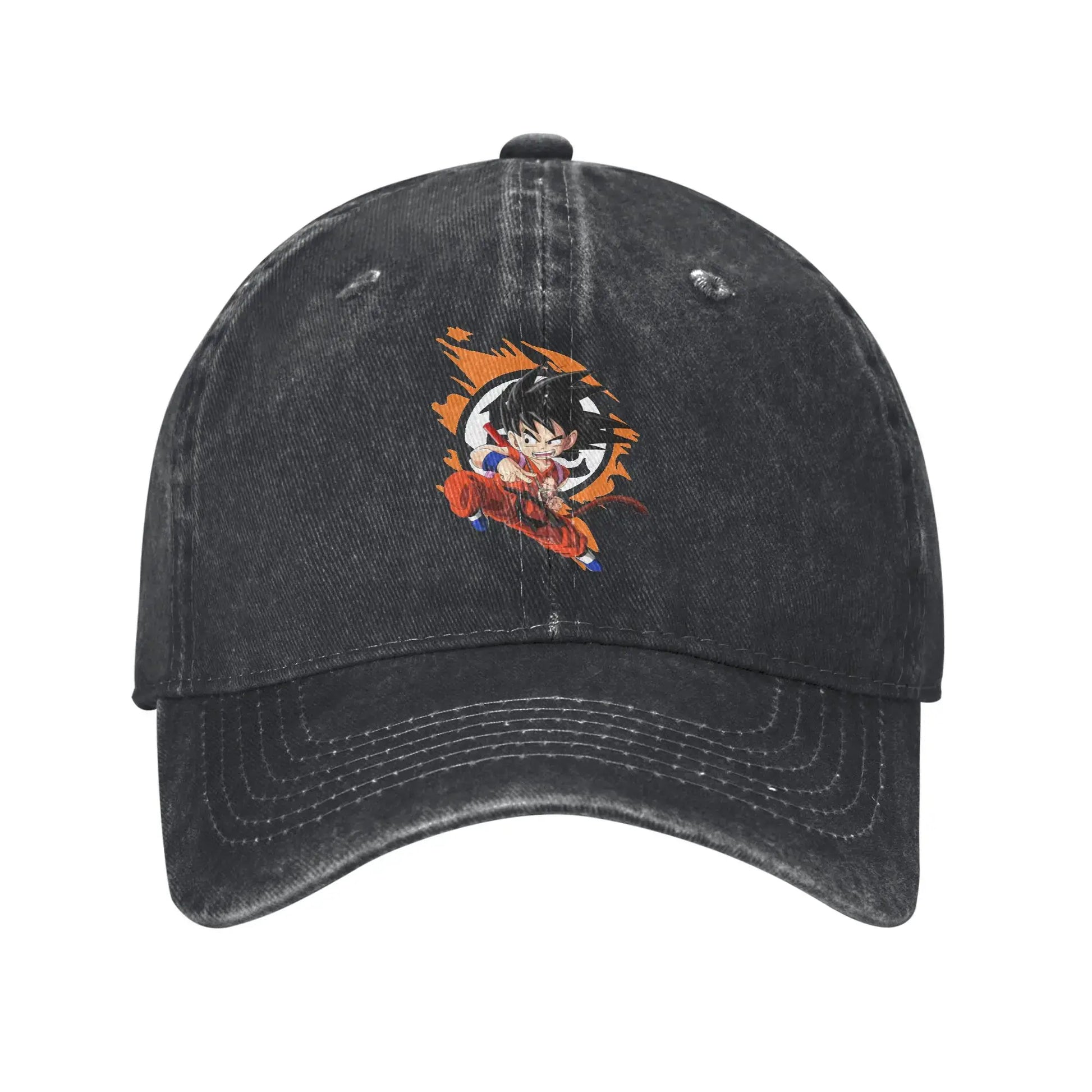 Dragon Ball Master Rosh TURTLE SCHOOL Unisex Baseball Cap  Distressed Washed Caps Hat Fashion Outdoor Unstructured Soft Headwear, Produit gaming premium Fraquane