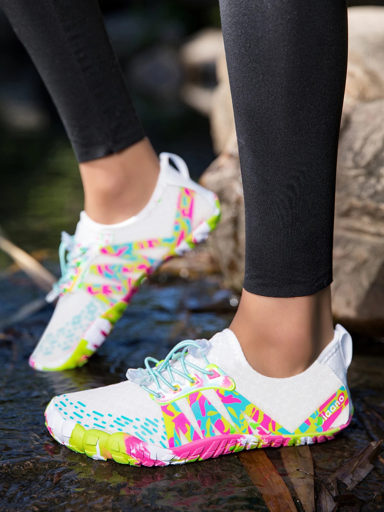 Oiaano Wide Toe Man Barefoot Black Shoes Woman Sports Sneaker Unisex Water Booties Male Aqua Beach Soft Sole Light Breathable