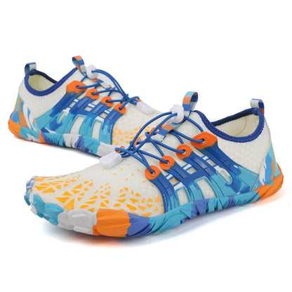 Men Women Water shoes Upstream Wading Swimming Barefoot Five Fingers Aqua Shoes Colorful Beach Seaside Light Unisex Sneakers New