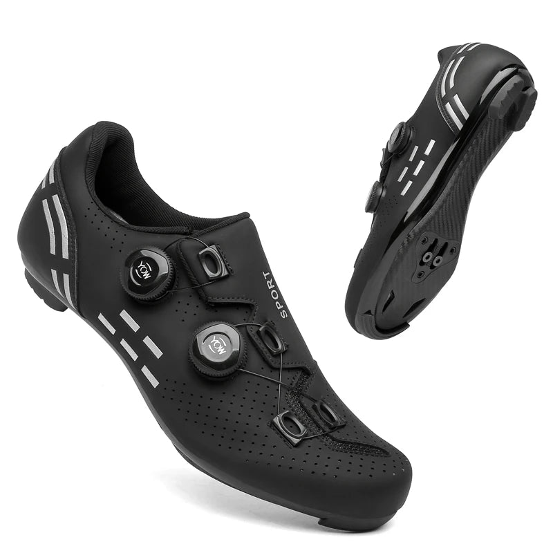 High-Quality Cycling Shoes Men's SPD Self-Locking Racing Bicycle Sports Shoes Women's MTB Mountain Non-Slip Cycling Shoes 36-47