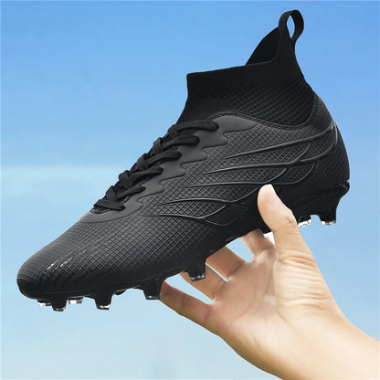 2026 Superfly FG Football Boots Outdoor Soccer Cleat Black Shoes Soft Sport Professional Shoes Breathable Comfortable Boots Plus
