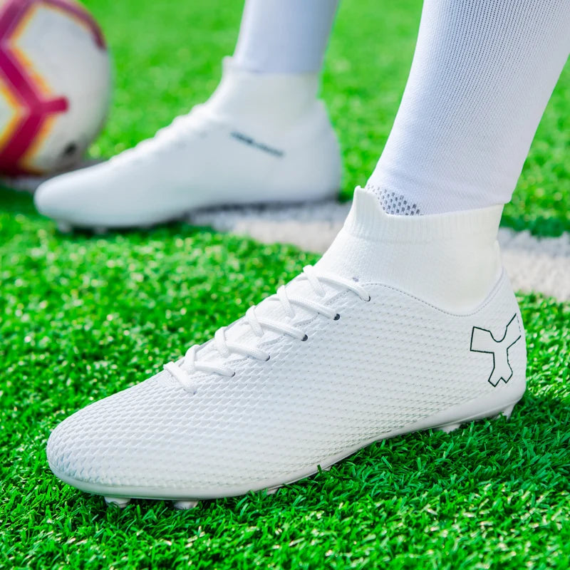 Men Quality Soccer Shoes Durable Boys Football Boots Lightweight Children Football Shoes Futsal Training Sneakers Soccer Cleats
