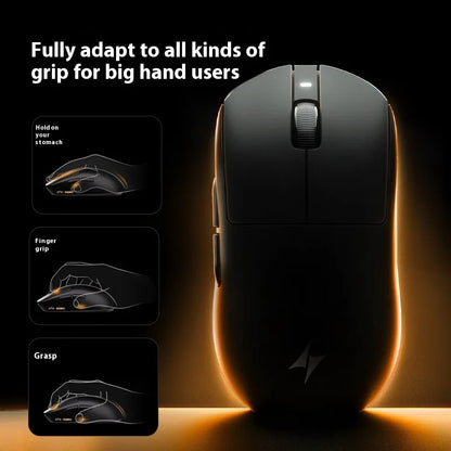 Rato Gaming Sem Fios ATK A9 Plus A9/A9 SE/A9 Pro Tri-Mode 8K Leve A9 Ultimate E-sports PC Presente Personalizado