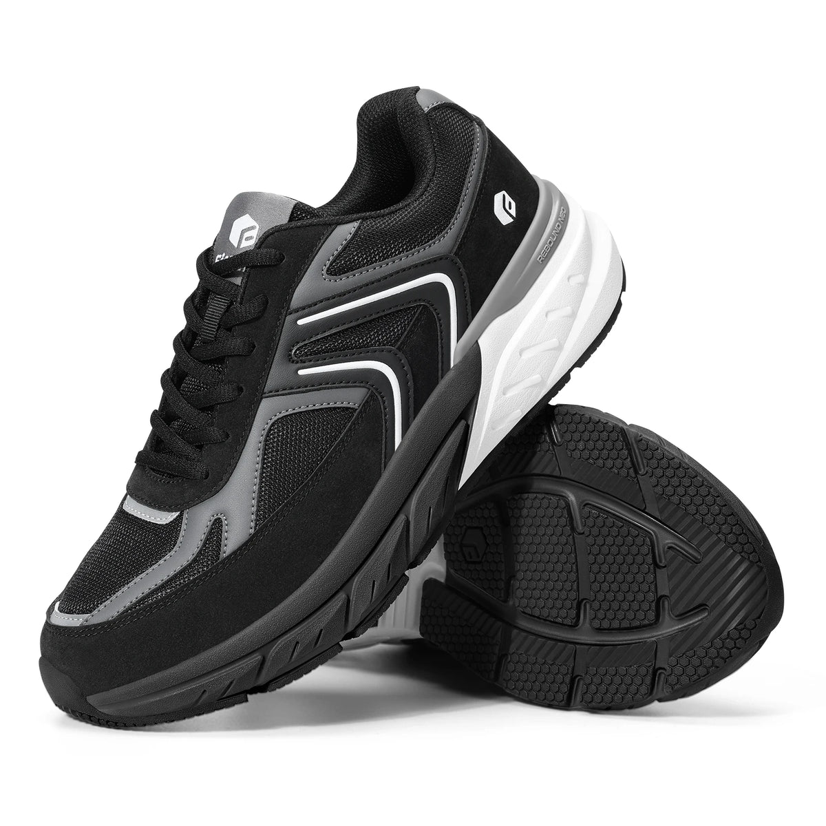 Fittington Wide Shoes For Man Walking Shoes Casual Sneakers Orthopedic Shoes Arch Support for Plantar Fasciitis Neuropathy