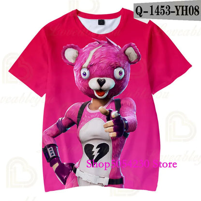 Fortnite Season 2 Boys and Kids Hoodies Cartoon Casual Sweatshirts Battle Game Heroes Print Polyester Autumn Girls Pullovers