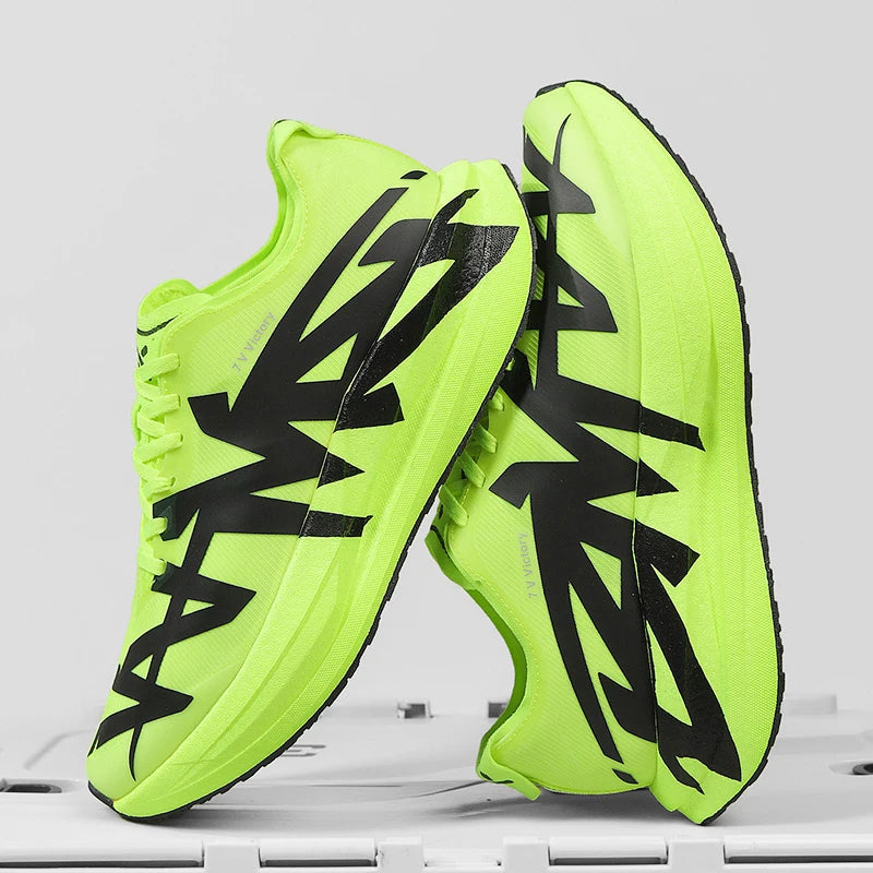 Sports Shoes for Men, Casual Running Shoes, Unisex Jogging Shoes, Popcorn Outsole, Lightweight Breathable Sports Shoes, Women's Non-Slip Shock-Absorbing Athletic Running Shoes 34-44