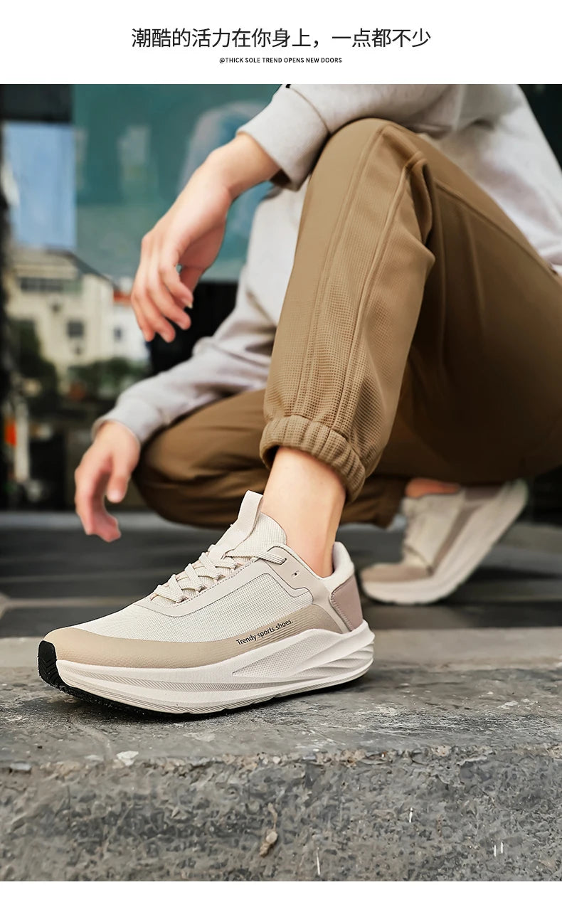 Men Running Shoes Marathon Speciality Sports Breathable Lightweight Women's Comfortable Nonskid Leisure Sneakers Plus Size 38-46