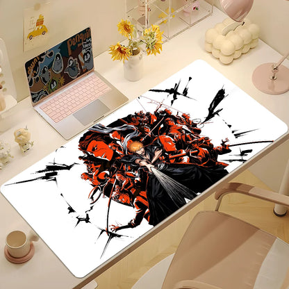 B-BLEACH Rebirth of Souls Mouse Pad Desk Mat Large Non-slip Anti-fray Keyboard Ergonomic Office Rubber PC Home Custom