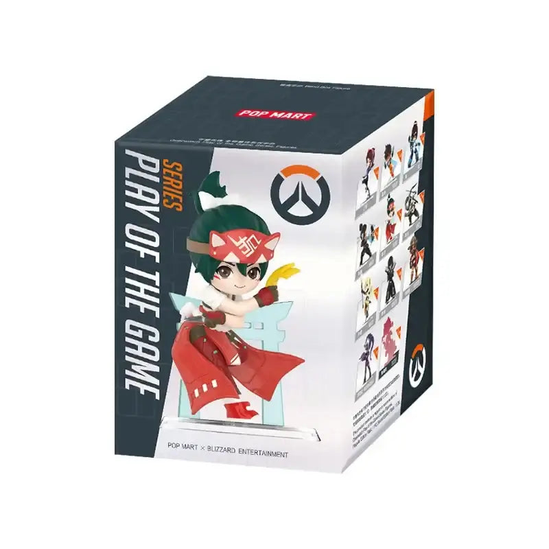 POP MART Overwatch Play of The Game Series Blind Box Mystery Box Toys Kawaii Ornaments Figurines Home Decor Desktop Model Dolls