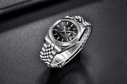 Orologi PAGANI DESIGN 2026 nuovi, meccanici di lusso oro e argento da uomo, in acciaio inossidabile, vetro zaffiro, automatici