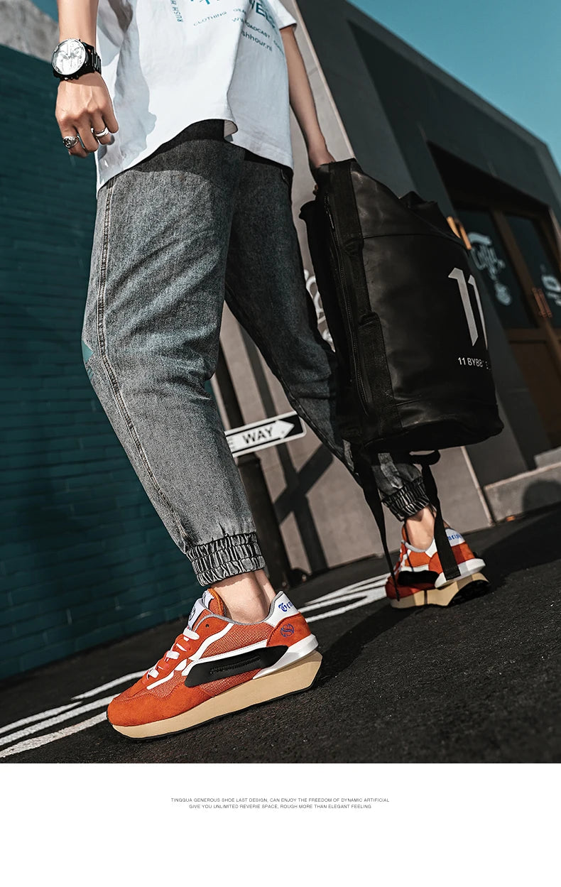 Men's Casual Cricket Shoes Fashion Sneakers Forrest Gump Shoes Walking Shoes Tennis Sports Road Running Shoes