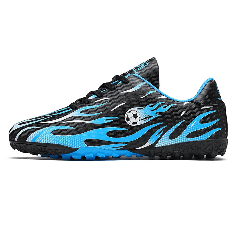 Kids Professional Football Boots Men Soccer Shoes Low-Top Ankle Support Sports Youth Match Training Football Non-Slip Durable