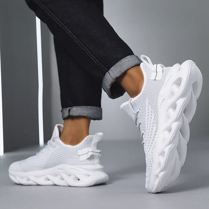 New Running Sneakers Newest Breathable Comfort For Women Low Top Large Size Men's Sports Increase Shoes Mesh Jogging Casual