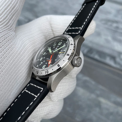 Relógio de pulso mecânico STEELFLIER Official SF792 GMT, movimento NH34, luminescência Super BGW9 C3, resistente à água até 200M, relógio de mergulho de luxo para homem