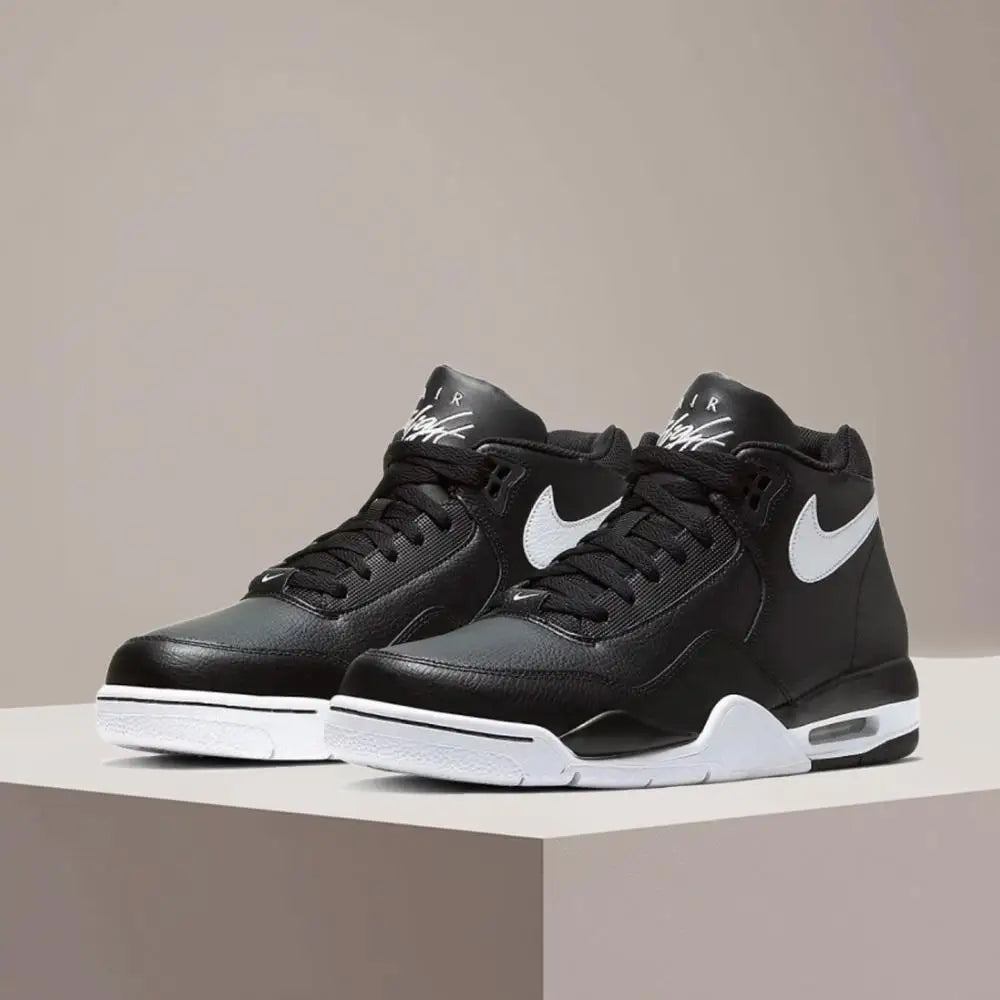 Nike Flight Legacy Mid-Top Retro Basketball Shoes with Slip-Resistant, Durable, and Cushioned Construction Unisex BQ4212-002
