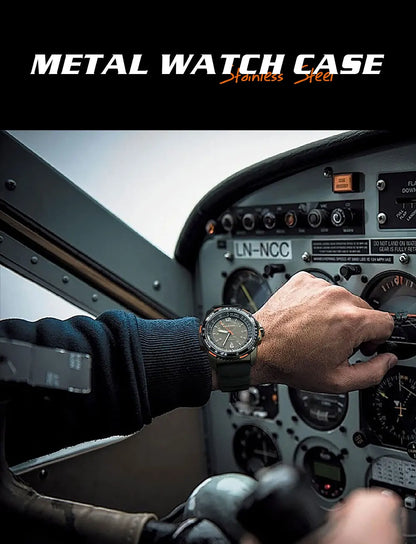 NORTH EDGE PHOTON Men Digital Military Watch Waterproof 50M Men's Sport Wristwatches Solar Power Luminous Enviormentally Clock