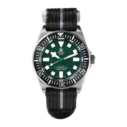 Relógio Mecânico Tactical Frog FXD V4, Movimento Automático NH35, Titânio, para Homem, 200m à Prova de Água, Safira, Luminoso, 42mm