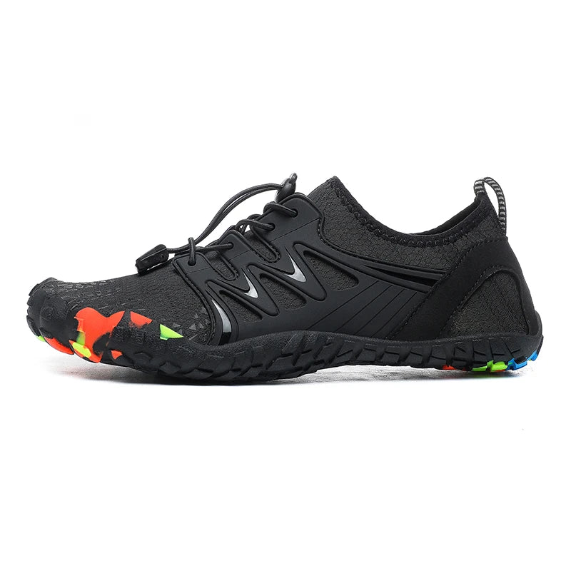 Men's Trail Running Shoes, Lightweight Athletic Zero Drop Barefoot Shoes Non Slip Outdoor Walking Minimalist Shoes for Women