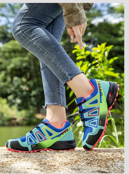 Men's Hiking Shoes Outdoor Sports Shoes Lace-up Hiking Shoes Women's Hiking Sports Shoes Non-slip Hunting Tactical Sports Shoes