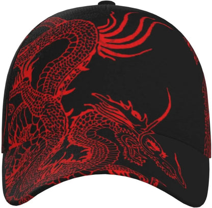 Dragon Snapback-keps, basebollkepsar för män, solhatt för män, justerbar, snygg truckerkeps för kvinnor och män