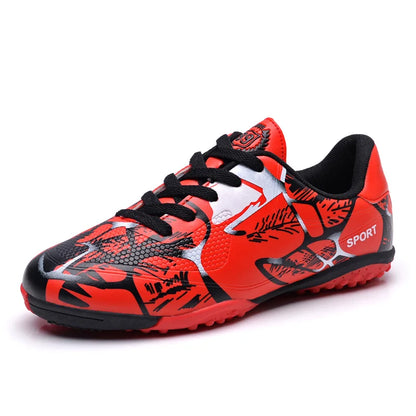 Buty piłkarskie dla dzieci Sports Society Field Chłopięce buty do piłki nożnej Futsal Szybkie buty do halowej piłki nożnej Oryginalne buty z kolcami do kostek Buty piłkarskie