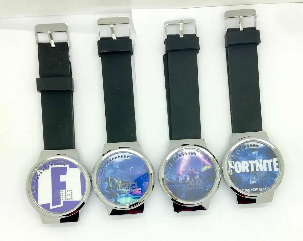 Orologio Fortnite Cute Fashion Cartoon personalizzato Kawaii Touch con luce notturna LED, orologio elettronico per studenti, regalo per amici