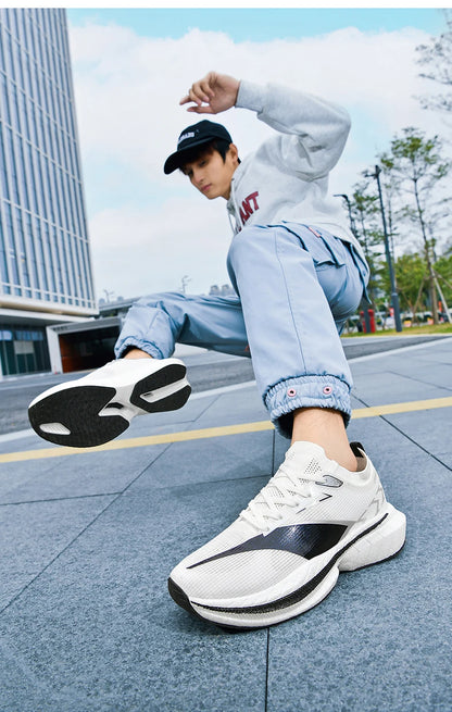 Men's Air Cushion Running Shoes Men Sneakers Carbon Board Marathon Jogging Shoes Outdoor Sport Shoes Teenis Male Casual Shoes