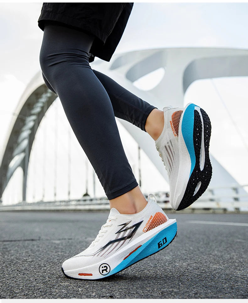 New Sports Shoes for Men&Women, Running Sneakers, Carbon Plate, Male Marathon Racing, Shock-absorbing, Athletics Training Shoes