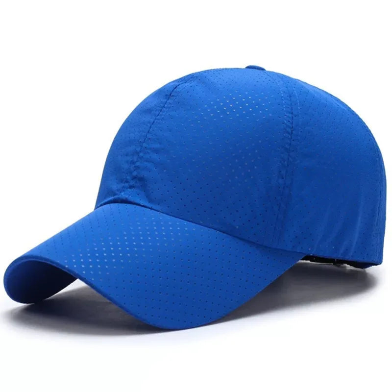 Casquette de soleil à séchage rapide pour femme, casquette de sport décontractée pour homme, casquette de baseball grande taille 60-65 cm, casquette à visière ajustable, casquette à visière