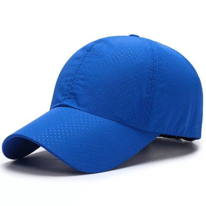 Casquette de soleil à séchage rapide pour femme, casquette de sport décontractée pour homme, casquette de baseball grande taille 60-65 cm, casquette à visière ajustable, casquette à visière